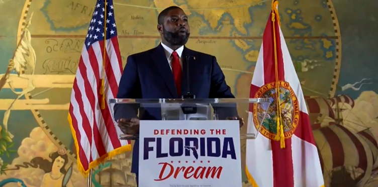 Byron Donalds, candidato republicano a gobernador de Florida, exige el fin del régimen cubano y refuerza el peso del exilio en su fórmula electoral