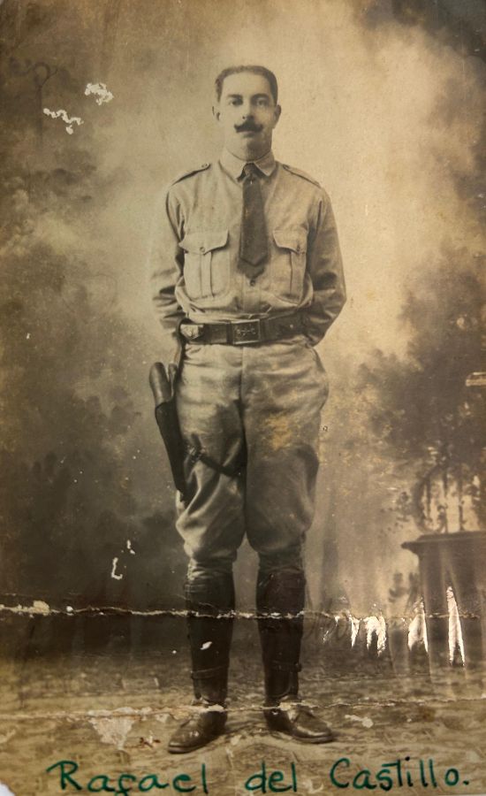 El coronel Rafael del Castillo Márquez, padre de la entrevistada (Foto: Cortesía)