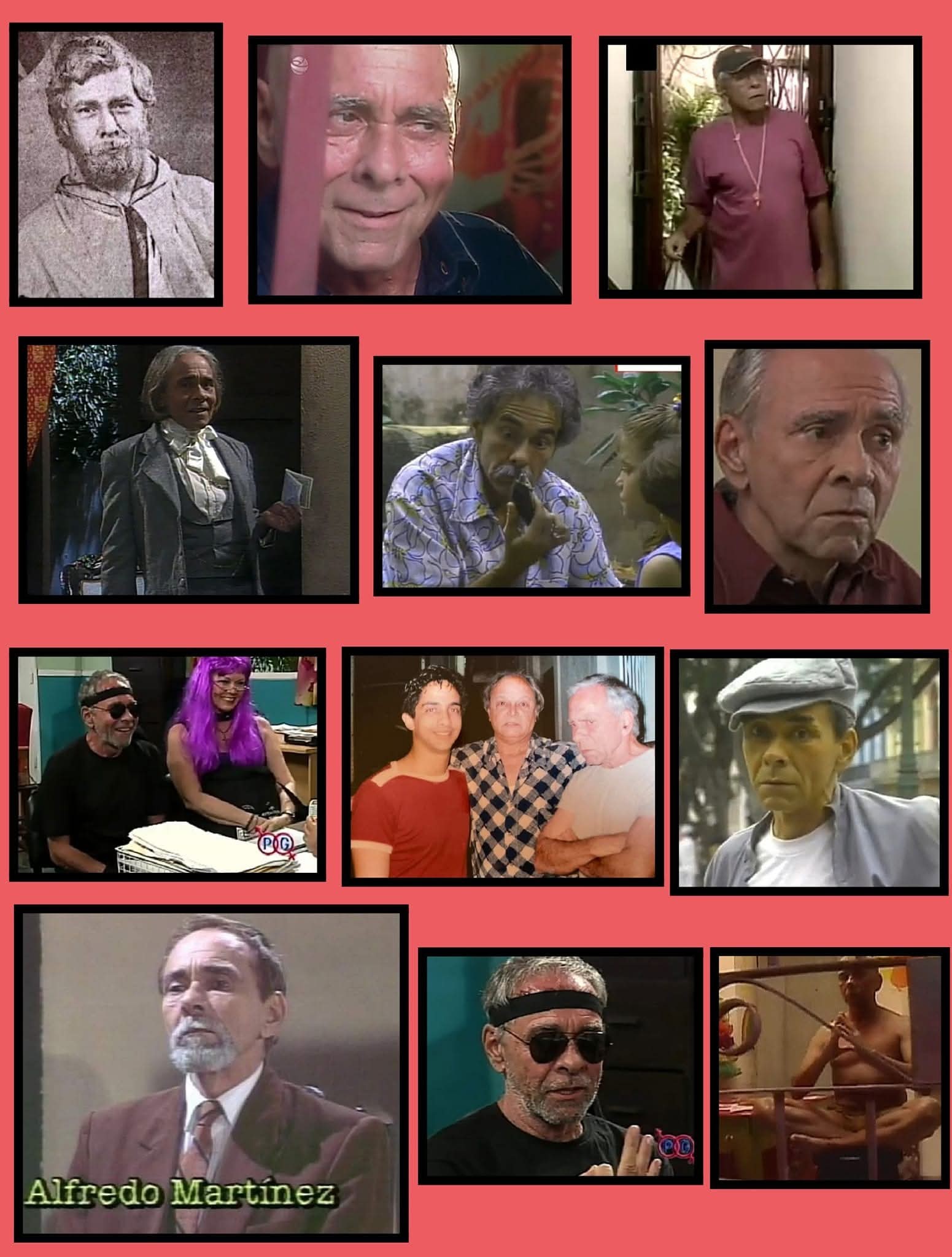 Participaciones en televisión de Alfredo Martínez
