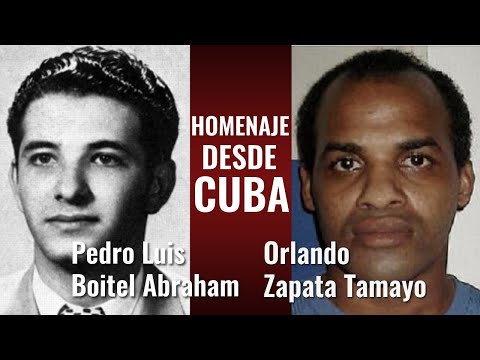Activistas cubanos rinden homenaje a Pedro Luis Boitel y Orlando Zapata Tamayo