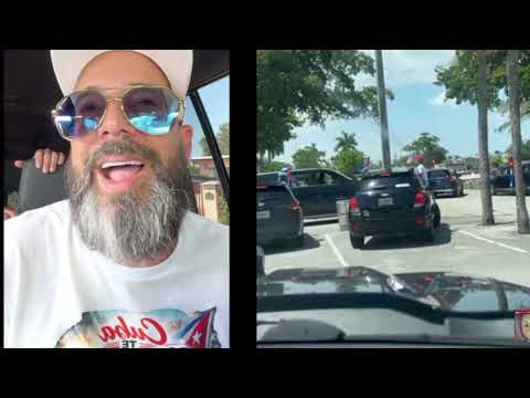 En Vivo: Caravana "Acciones No Palabras en Miami" de Alex Otaola