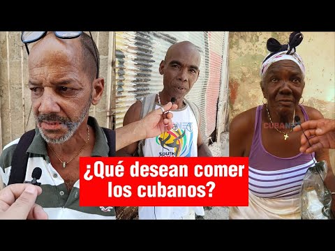 ¿Qué desean comer los cubanos?