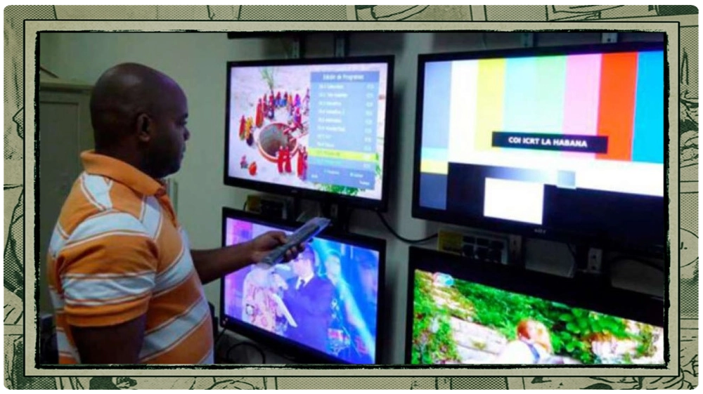 Monitoreo de los canales de la TV Cubana. (Foto referencial: Guerrillero)