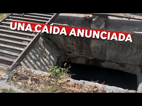 Vecinos rescatan a un ANCIANO que cayó en una alcantarilla