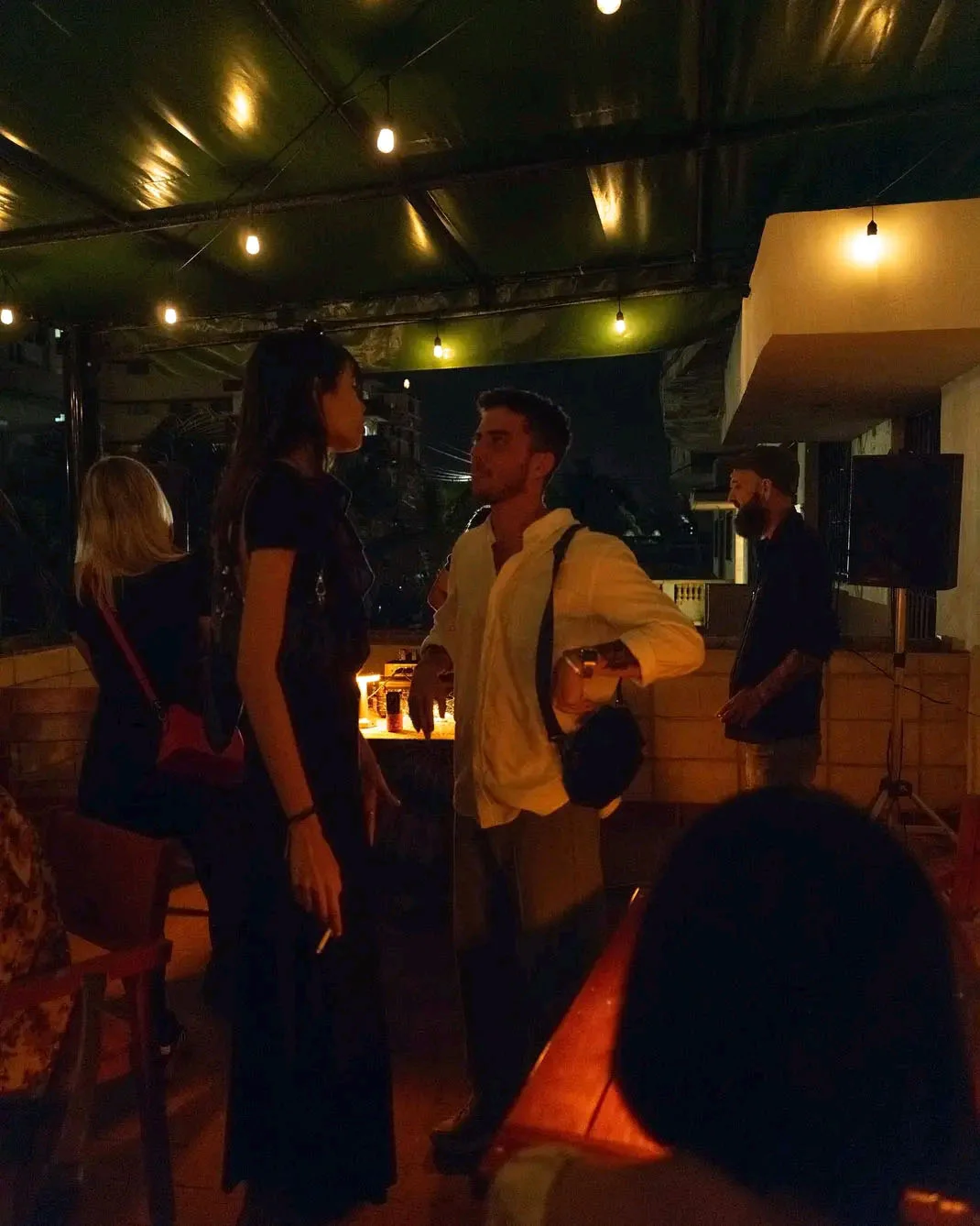 Lisa Titolo enjoying her nightclub at Gaia Mercado. (Photo: Gaia SRL – Facebook)