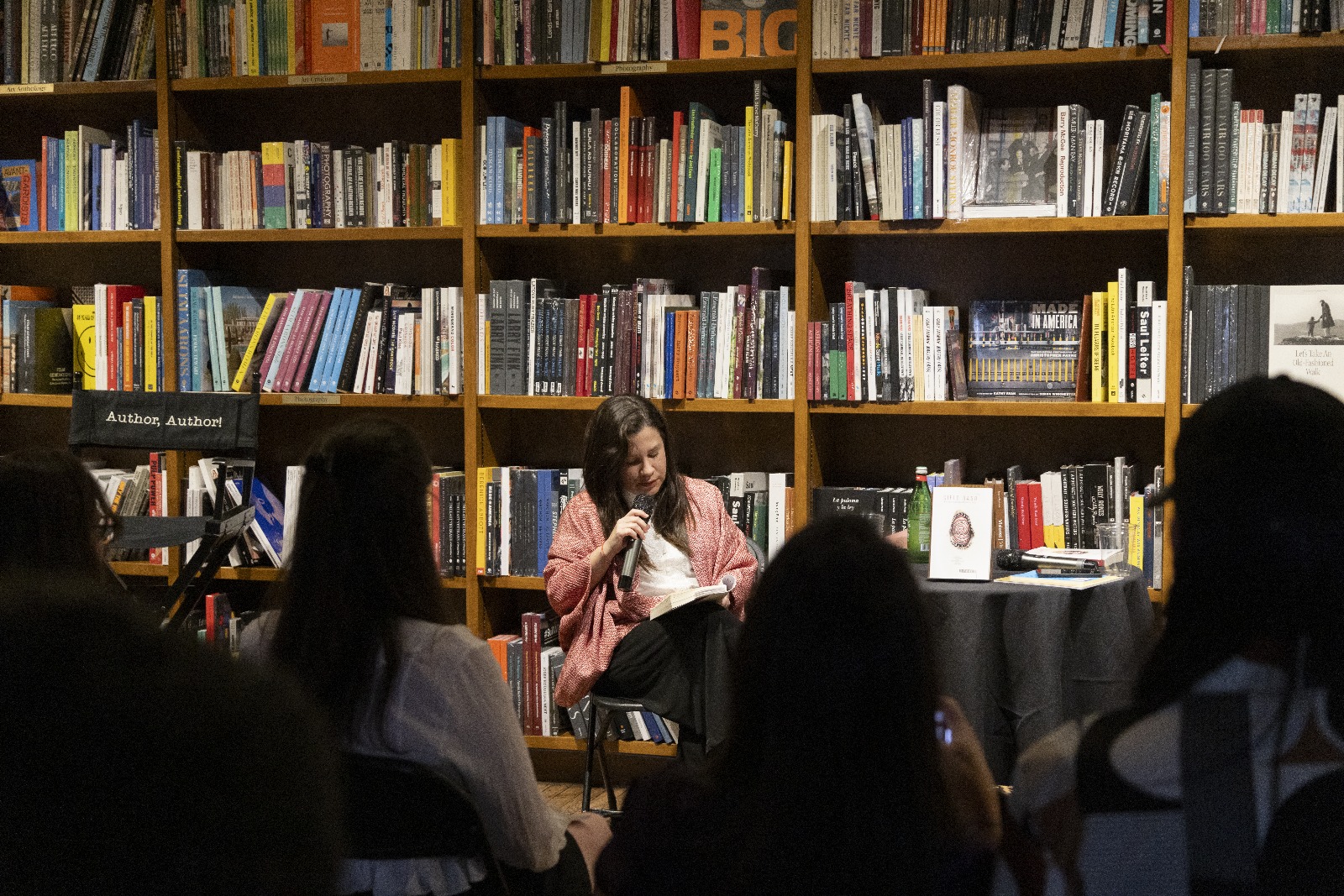 Katherine Bisquet durante la primera presentación de Cielo Raso en Estados Unidos