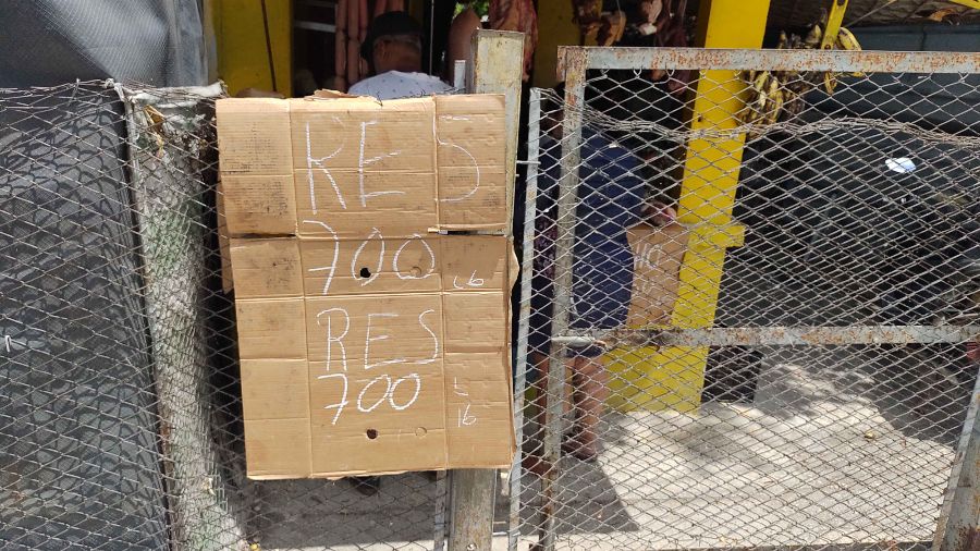 Precio de la carne de res en el mercado Los Chinos, en Holguín (Foto: CubaNet)