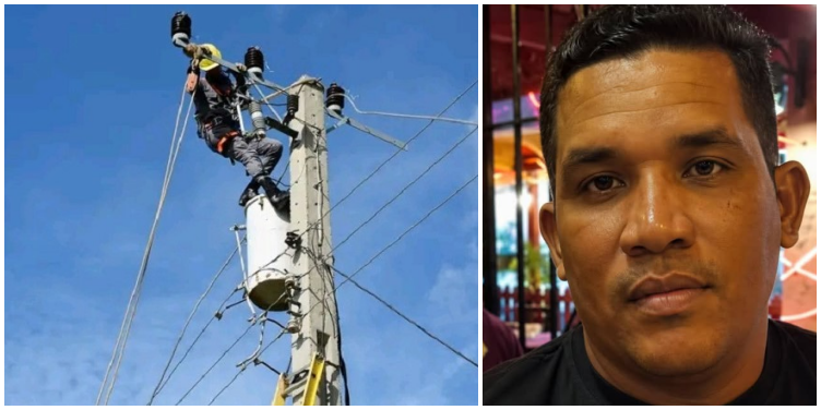 Muere un liniero en Cárdenas electrocutado mientras intentaba restablecer el servicio eléctrico en medio del colapso energético