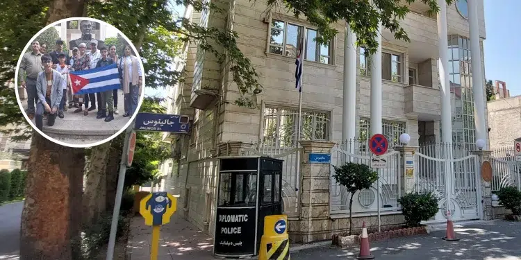 El régimen cubano evacúa parcialmente su embajada en Irán y mantiene en la incertidumbre a sus connacionales