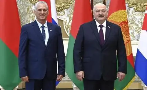 Díaz-Canel busca apoyo en Lukashenko, el «último dictador de Europa», en medio de la profunda crisis de la isla