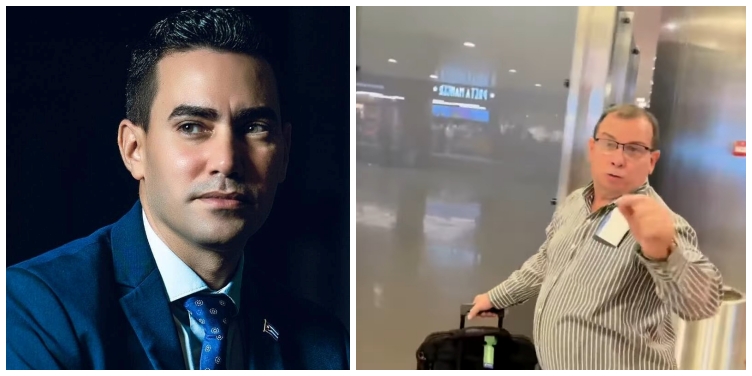 Periodista cubano confronta en Madrid a Fernando González Llort, espía de la Red Avispa y actual jerarca del régimen