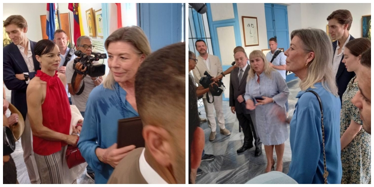 Carolina de Mónaco visita La Habana y es agasajada por la nomenclatura cultural del régimen cubano