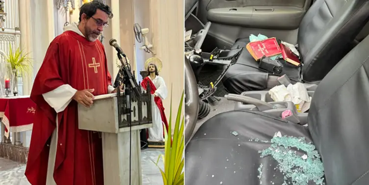 Vandalizan el vehículo del padre Lester Rafael Zayas tras cuestionar la gestión energética del régimen