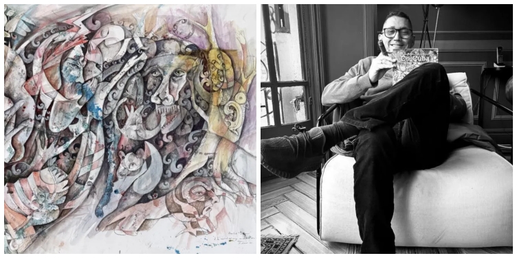 El pintor cubano Felipe Alarcón Echenique exhibe en Miami su visión del exilio, la memoria y los «Paraísos bíblicos»