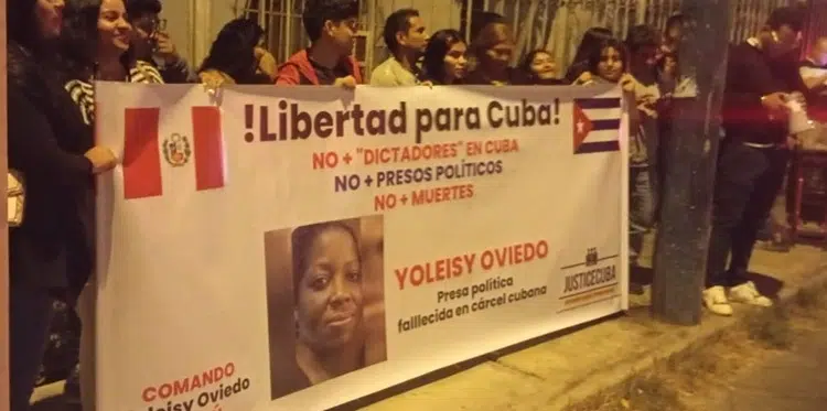 Exigencia de justicia por Yoleisy Oviedo convoca protesta frente a la Embajada de Cuba en Lima