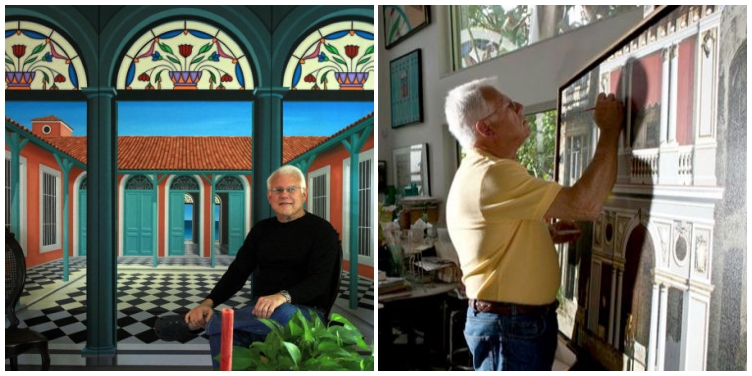Fallece Humberto Calzada, el pintor que preservó la memoria arquitectónica de la Cuba exiliada