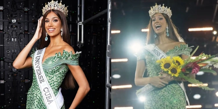 Lina Luaces, hija de Lili Estefan, es coronada Miss Universo Cuba 2025 en Hialeah