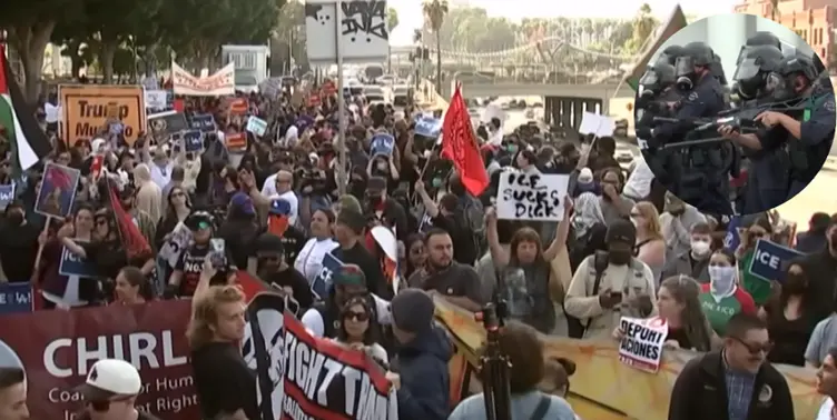 Los Ángeles en estado de sitio: Redadas migratorias y despliegue militar evidencian el impacto del éxodo y la crisis institucional