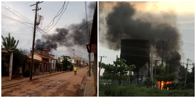 Incendio en subestación eléctrica deja a oscuras a todo Güira de Melena y evidencia la fragilidad del sistema energético en Cuba