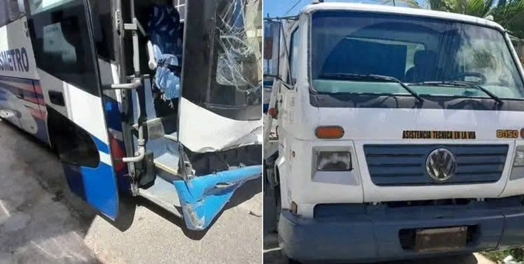 Conductor de grúa embiste autobús de Transmetro en Cárdenas y refleja el colapso del transporte y la tensión social en Cuba