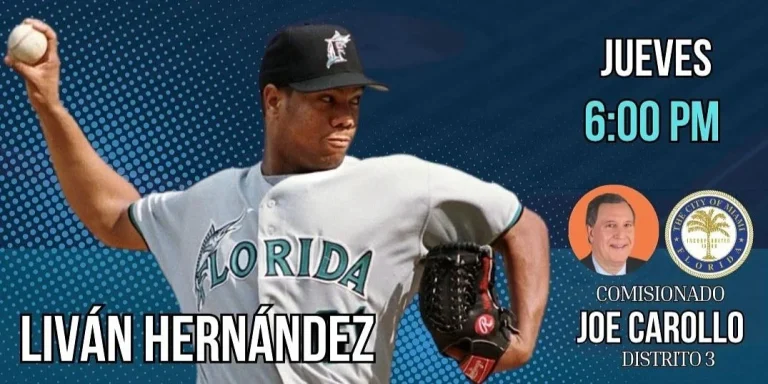 Liván Hernández y el Ayuntamiento de Miami inauguran una academia de béisbol gratuita para jóvenes