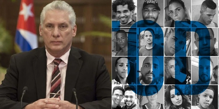 Díaz-Canel niega la existencia de presos políticos en Cuba y los tilda de «vándalos» en medio de la crisis nacional