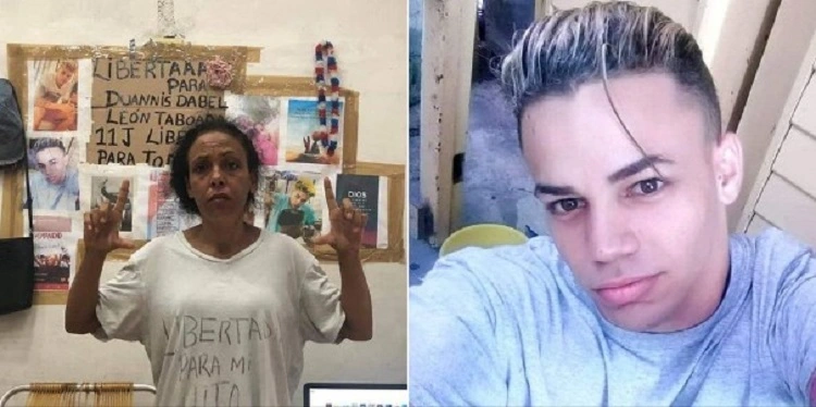 Madre de preso político cubano exige ver a su hijo en huelga de hambre frente al Combinado del Este
