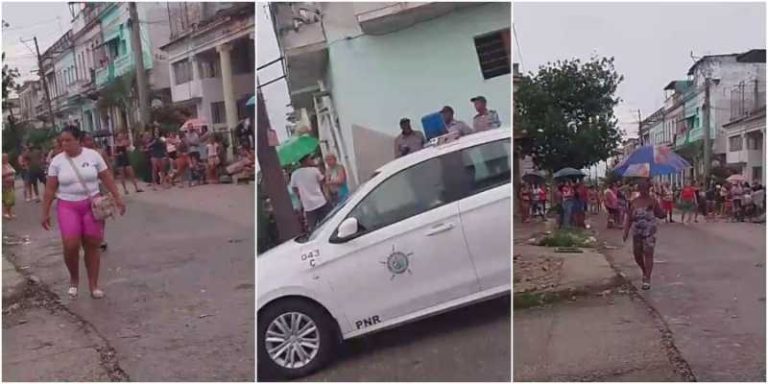 Vecinos de Luyanó mantienen protestas en La Habana tras superar 30 horas sin electricidad y 10 días sin agua