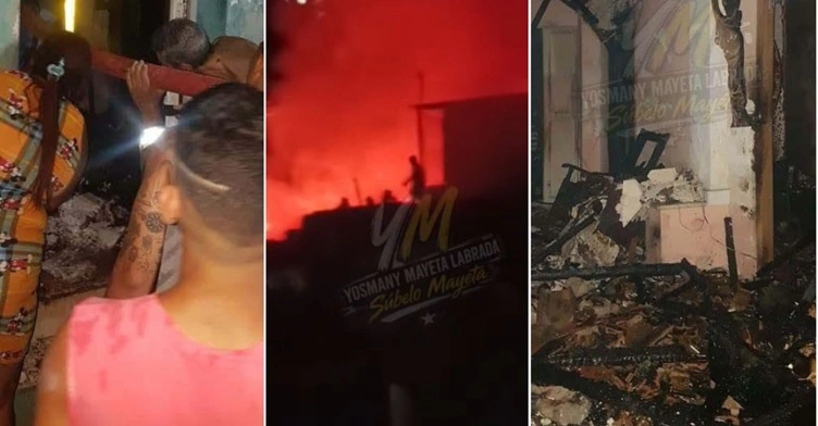 Incendio devora seis viviendas en el centro de Santiago de Cuba y evidencia el colapso de la infraestructura ciudadana