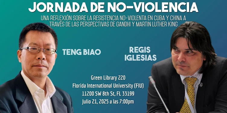 Activistas cubanos y chinos analizan en Miami la resistencia civil contra las dictaduras de La Habana y Pekín