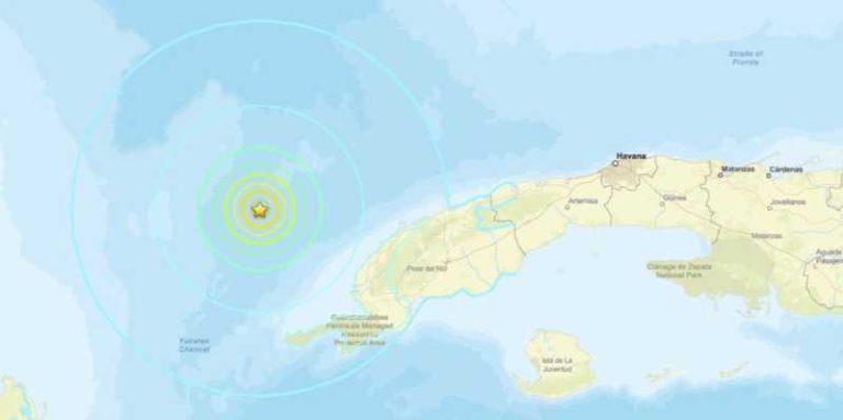 Fuerte sismo sacude el occidente de Cuba y se percibe hasta en Miami