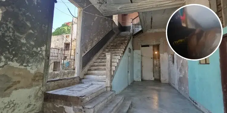 La Habana condena a sus ciudadanos a la indigencia: una mujer sobrevive hace una década bajo una escalera en El Cerro