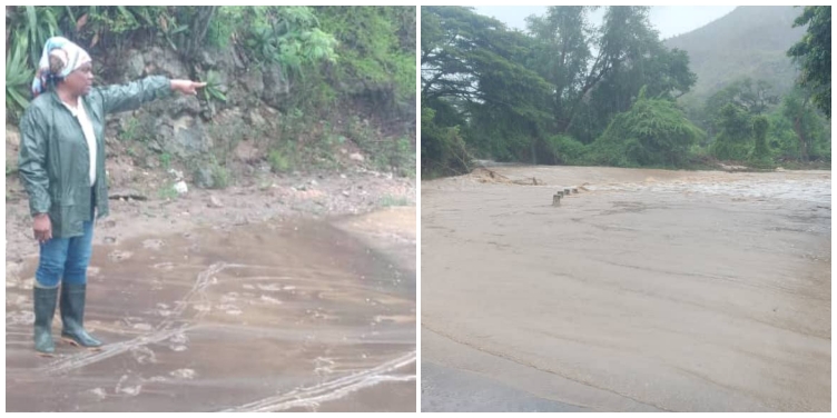 Cinco personas rescatadas en Santiago de Cuba ante el desbordamiento del río Sigua por depresión tropical