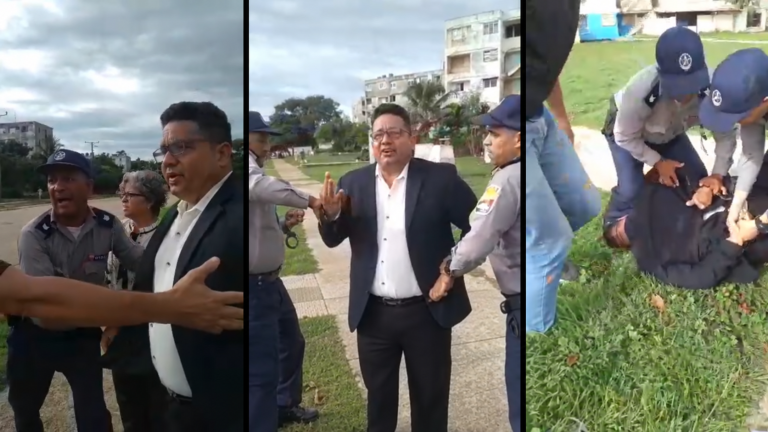 Dictadura cubana detiene con violencia a miembro de Pregonero de Cristo mientras acompañaba a Anna Bensi a juicio