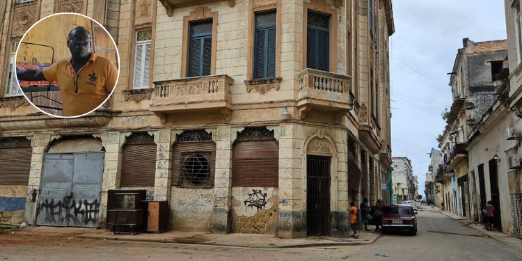 Padre de tres menores en Cuba denuncia amenaza de desalojo tras refugiarse en local por derrumbe de su vivienda
