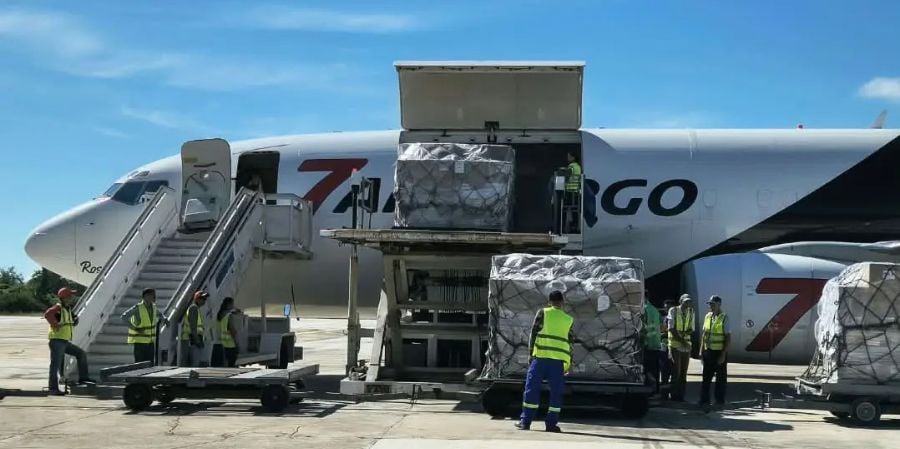 Nuevo cargamento de ayuda humanitaria desde Estados Unidos llega a Cuba para ser distribuido en Ciego de Ávila